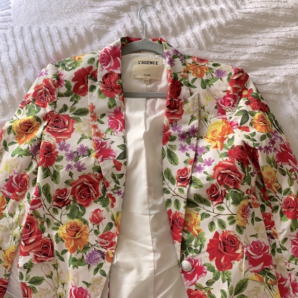 L'AGENCE Chamberlain Floral Blazer - Picture 3 of 3